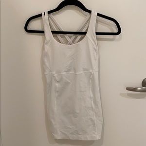 Lululemon white tank